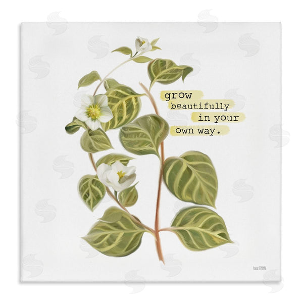 stupell industries House Fenway | Grow Beautifully Your Way Motivational Spring Garden Phrase Wall Art
