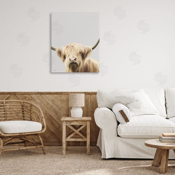 Stupell Industries House Fenway | Hair Highland Cropped Portrait Wall Art