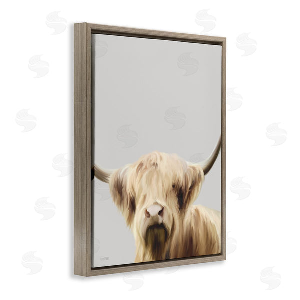 Stupell Industries House Fenway | Hair Highland Cropped Portrait Wall Art