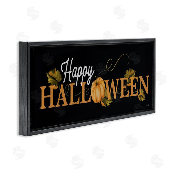 Stupell Industries House Fenway | Happy Halloween On Black Wall Art