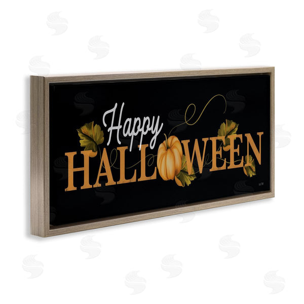 Stupell Industries House Fenway | Happy Halloween On Black Wall Art