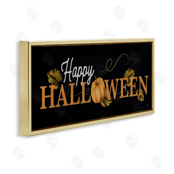 Stupell Industries House Fenway | Happy Halloween On Black Wall Art