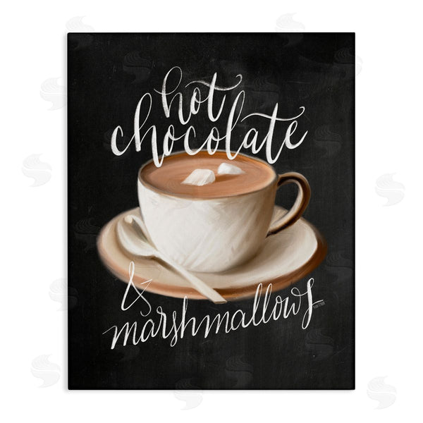 stupell industries House Fenway | Hot Chocolate Cozy Winter Beverage Calligraphy Cafe Sign Wall Art