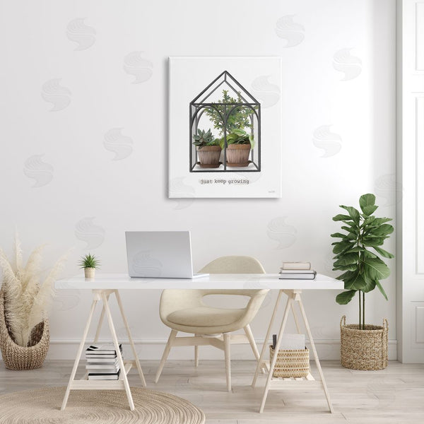 Stupell Industries House Fenway | Just Keep Growing Greenhouse Plants Wall Art