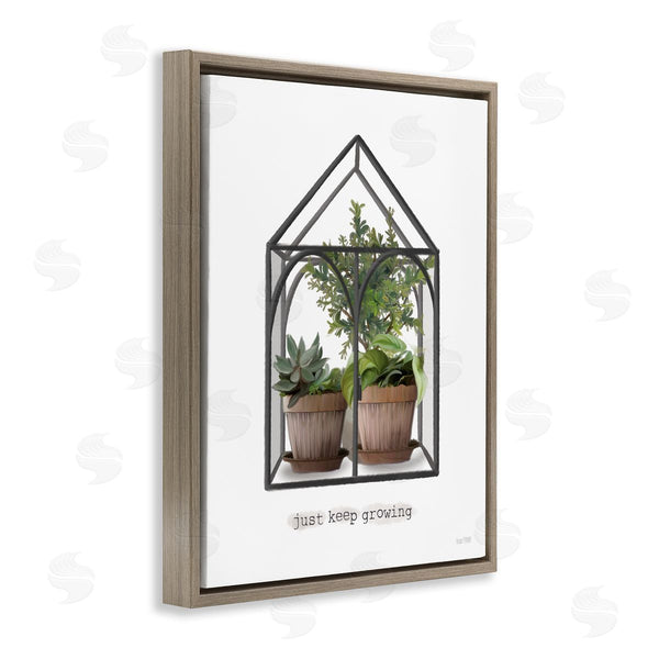 Stupell Industries House Fenway | Just Keep Growing Greenhouse Plants Wall Art