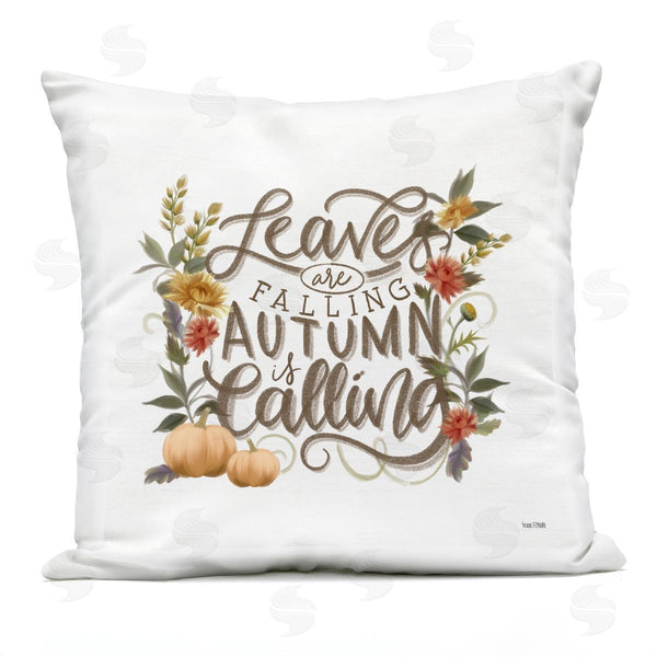 Stupell Industries House Fenway | Leaves Falling Autumn Calling Phrase Printed Throw Pillow