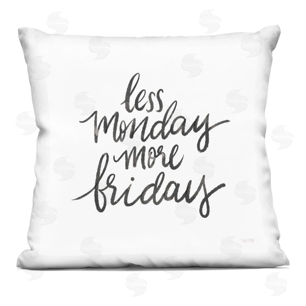 stupell industries House Fenway | Less Monday More Friday Printed Throw Pillow