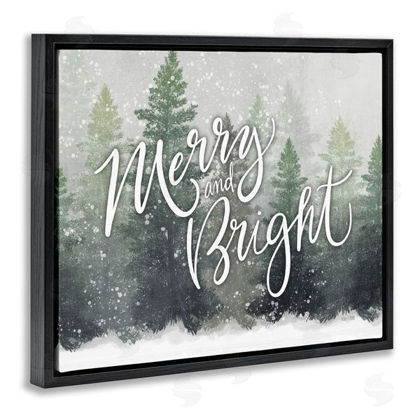 Stupell Industries House Fenway | Merry & Bright Scenic Niveous Winter Forest Landscape Wall Art