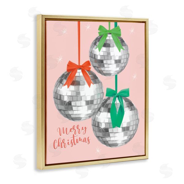 Stupell Industries House Fenway | Merry Christmas Disco Balls