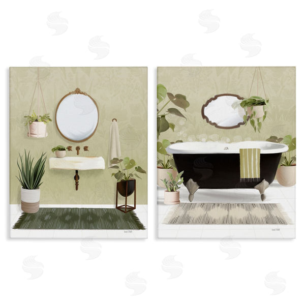 stupell industries House Fenway | Modern Soothing Bathroom Views Wall Art