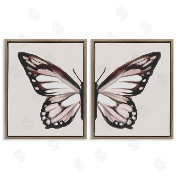 Stupell Industries House Fenway | Muted Symmetrical Butterfly Wings Wall Art