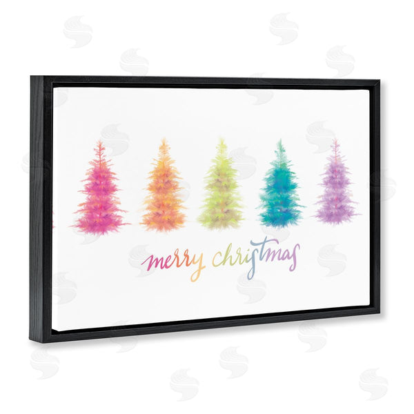 Stupell Industries House Fenway | Rainbow Christmas Trees