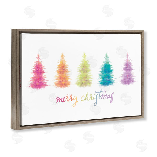 Stupell Industries House Fenway | Rainbow Christmas Trees