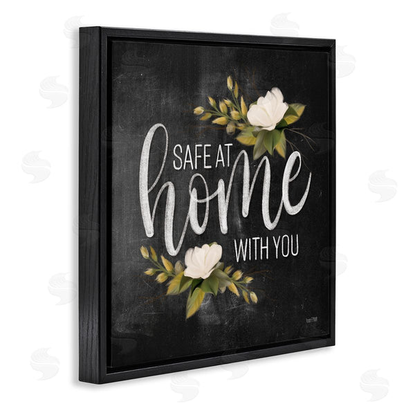 Stupell Industries House Fenway | Safe At Home Phrase White Florals