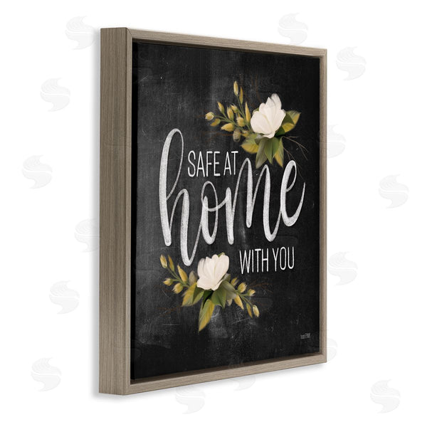 Stupell Industries House Fenway | Safe At Home Phrase White Florals