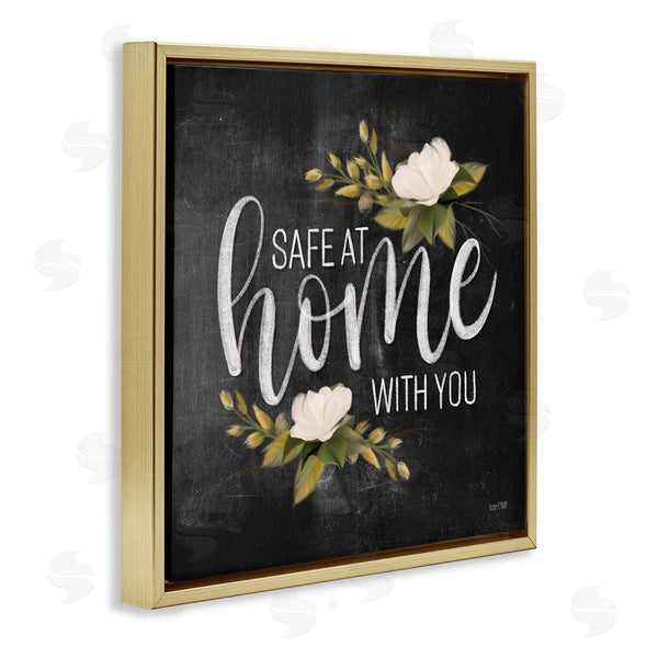 Stupell Industries House Fenway | Safe At Home Phrase White Florals