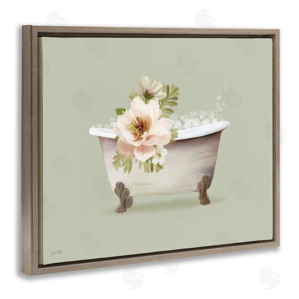 Stupell Industries House Fenway | Soft Blooms Bubble Bath