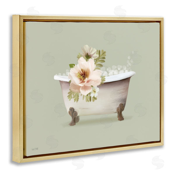 Stupell Industries House Fenway | Soft Blooms Bubble Bath