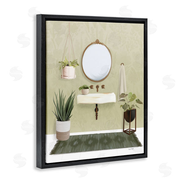 Stupell Industries House Fenway | Soothing Bathroom With Plants Wall Art