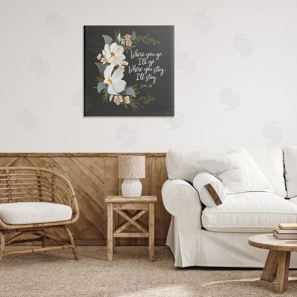Stupell Industries House Fenway | Spiritual Scripture With Florals Wall Art