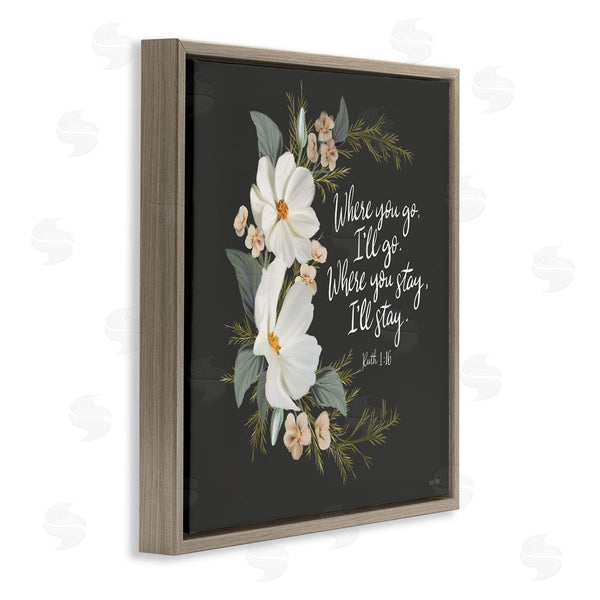 Stupell Industries House Fenway | Spiritual Scripture With Florals Wall Art