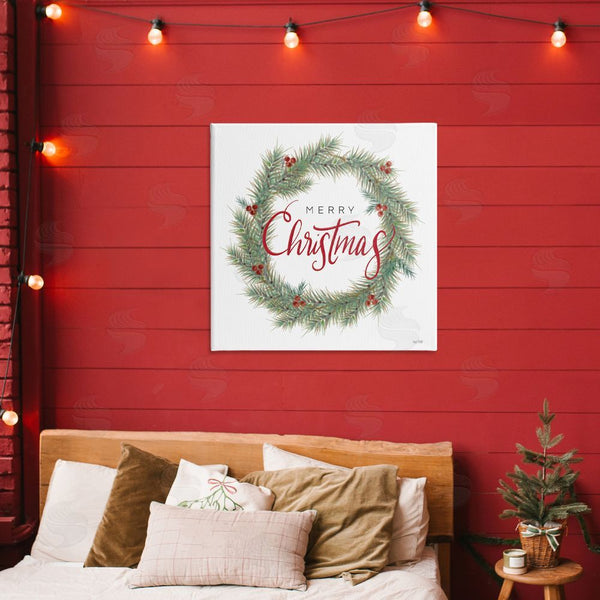 Stupell Industries House Fenway | Traditional Merry Wreath