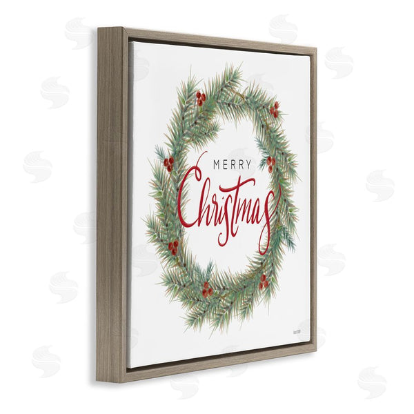 Stupell Industries House Fenway | Traditional Merry Wreath