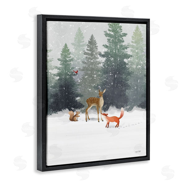 Stupell Industries House Fenway | Winter Season Forest Animals