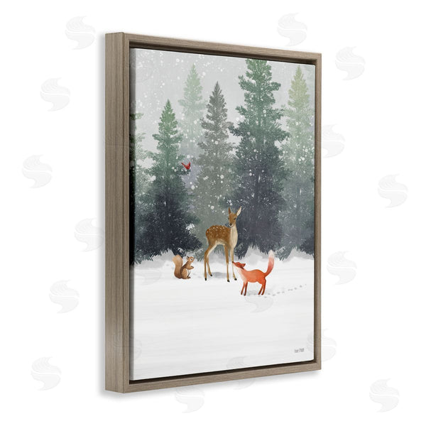 Stupell Industries House Fenway | Winter Season Forest Animals