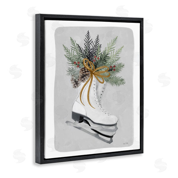Stupell Industries House Fenway | Winter Skates & Pinecone Wall Art