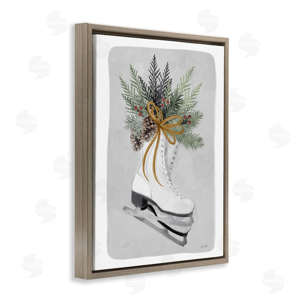Stupell Industries House Fenway | Winter Skates & Pinecone Wall Art