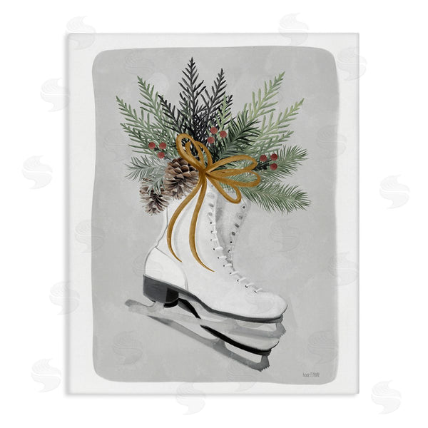 stupell industries House Fenway | Winter Skates & Pinecone Wall Art