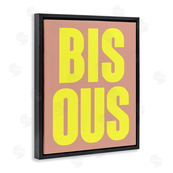 Stupell Industries House Of Lulu | Bisous Kiss Typography