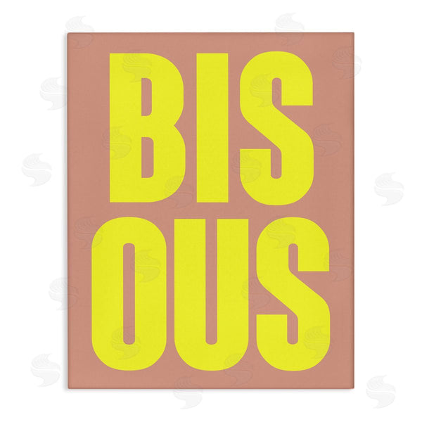stupell industries House of Lulu | Bisous Kiss Typography