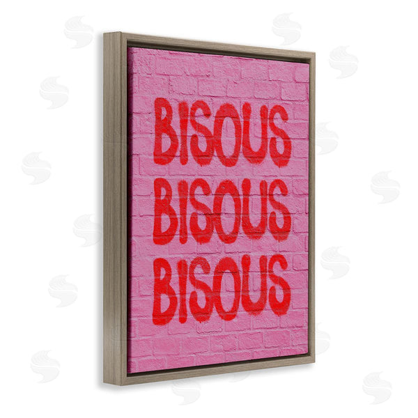 Stupell Industries House Of Lulu | Bisous On Brick Pattern