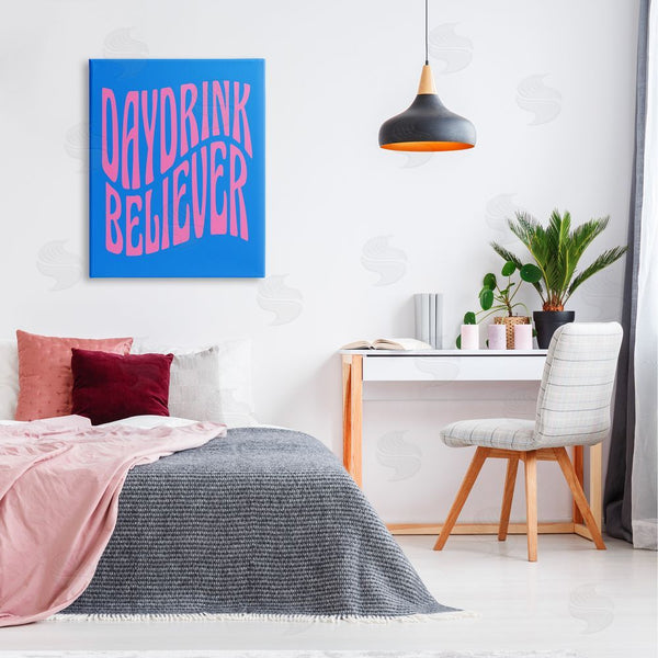 Stupell Industries House Of Lulu | Blue Day Drink Believer Wall Art