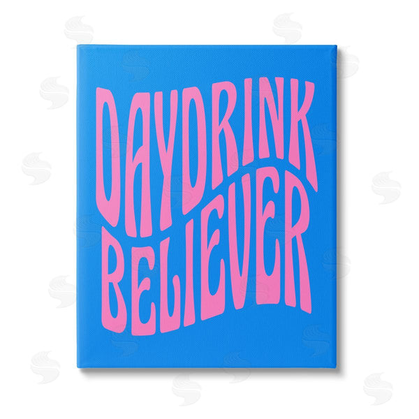 stupell industries House of Lulu | Blue Day Drink Believer Wall Art