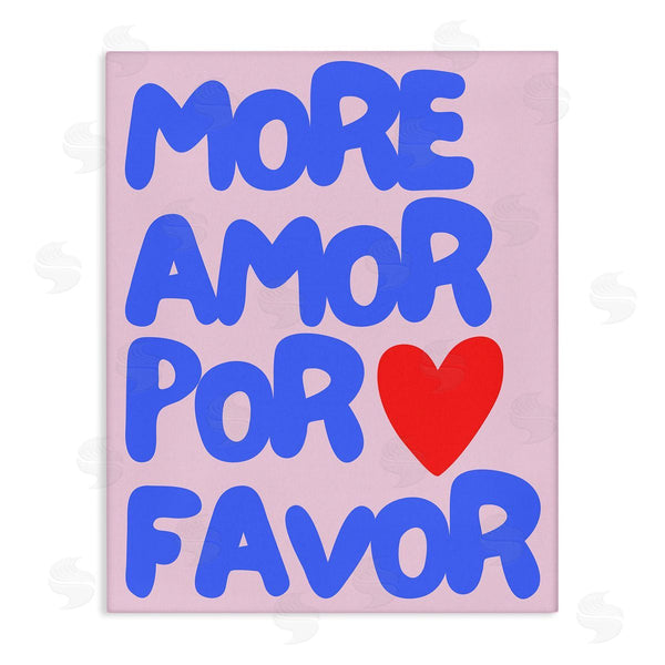 stupell industries House of Lulu | Blue & Red More Amor Wall Art