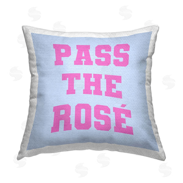 Stupell Industries House Of Lulu | Bold Pass The Rose Printed Throw Pillow