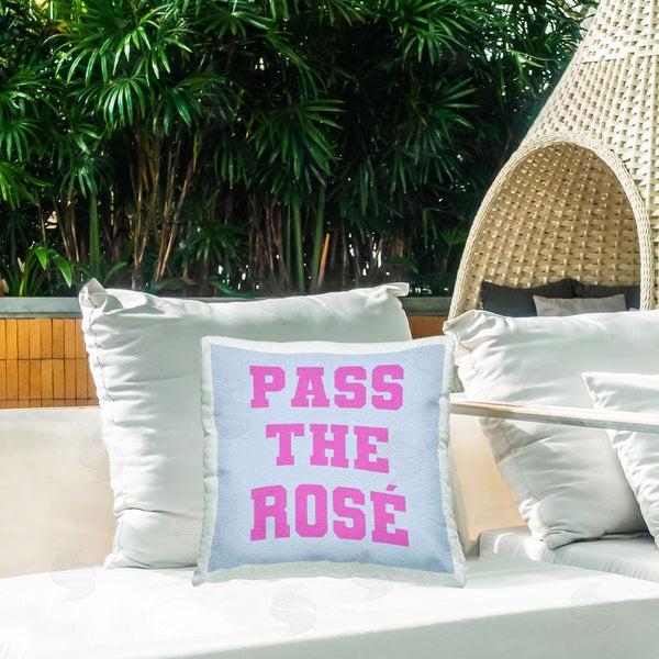 Stupell Industries House Of Lulu | Bold Pass The Rose Printed Throw Pillow