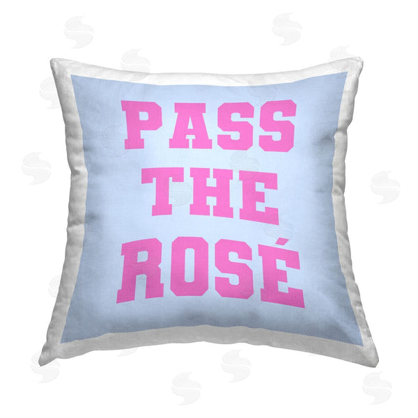 stupell industries House of Lulu | Bold Pass The Rose Printed Throw Pillow
