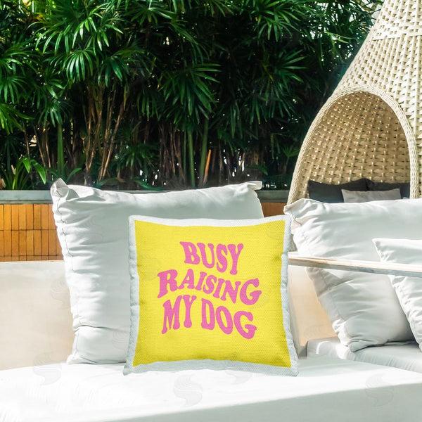 Stupell Industries House Of Lulu | Bold Raising My Dog Printed Throw Pillow