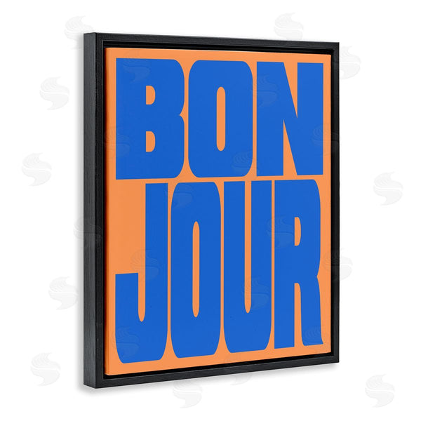 Stupell Industries House Of Lulu | Bonjour Blue & Orange