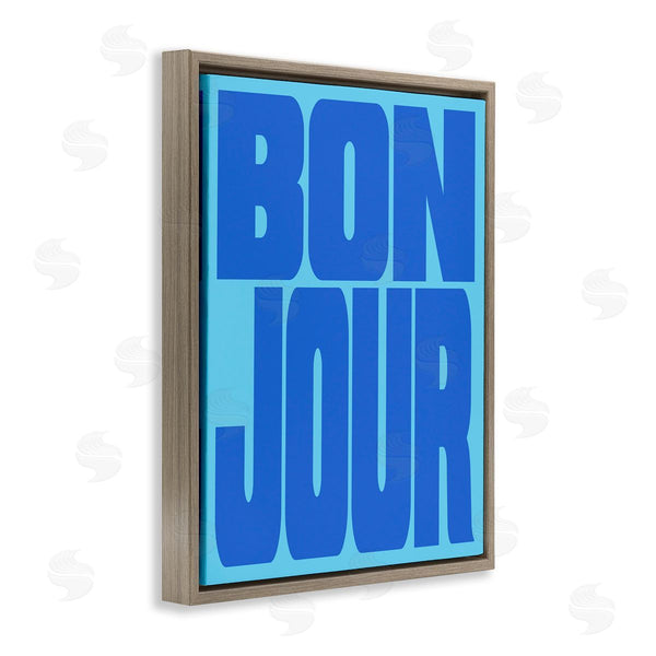 Stupell Industries House Of Lulu | Bonjour Blue Tones