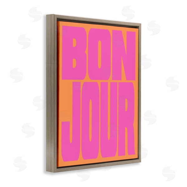 Stupell Industries House Of Lulu | Bonjour Pink & Orange