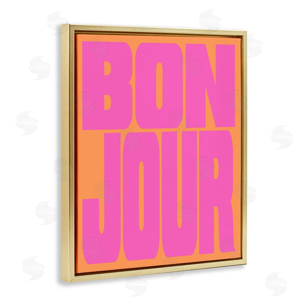 Stupell Industries House Of Lulu | Bonjour Pink & Orange