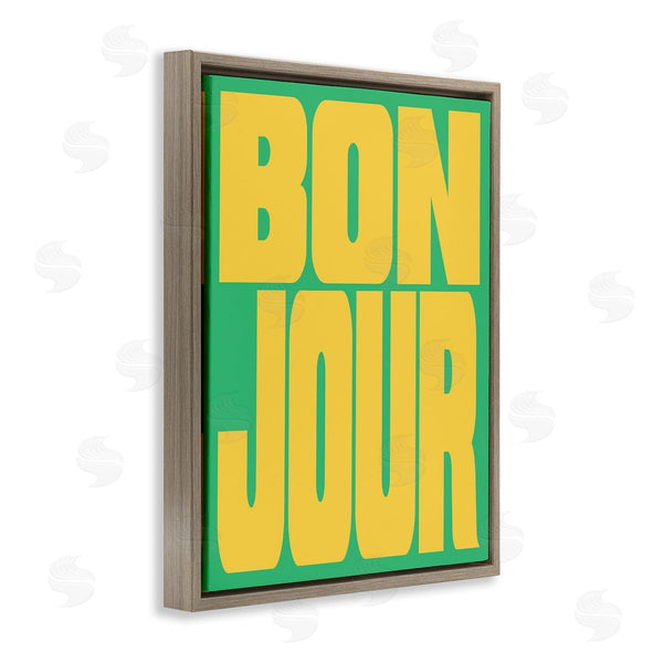 Stupell Industries House Of Lulu | Bonjour Yellow & Green