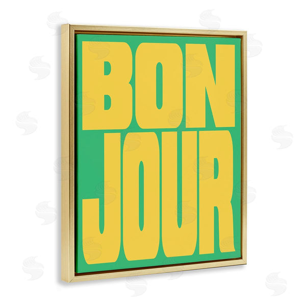 Stupell Industries House Of Lulu | Bonjour Yellow & Green