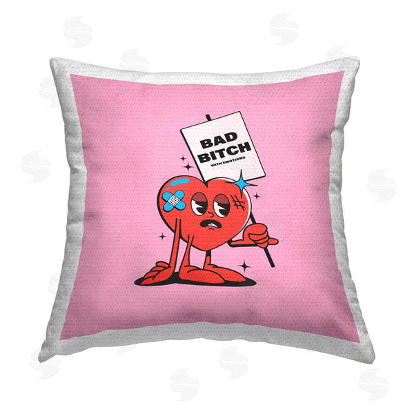 Stupell Industries House Of Lulu | Broken Heart Sassy Phrase Printed Throw Pillow