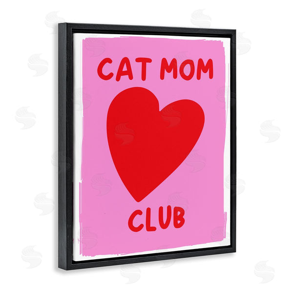 Stupell Industries House Of Lulu | Cat Mom Club Heart